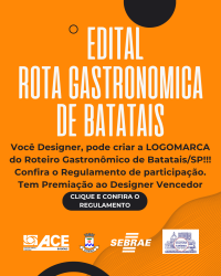 Edital Rota Gastronômica